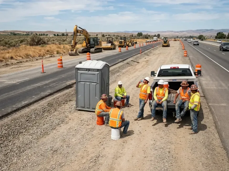 highway-road-construction-crew-007 — frequently asked questions, Porta Potty and Restroom Rentals in Clarion, IA